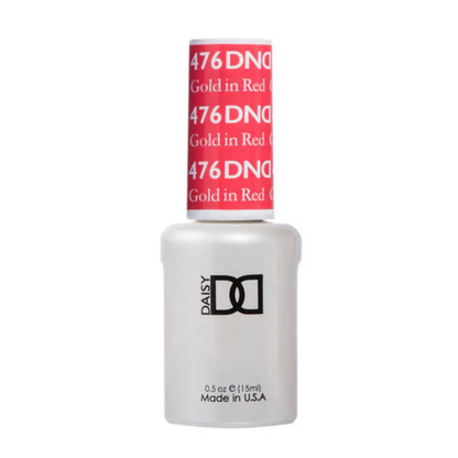 DND Gel Polish #476 - Gold In Red