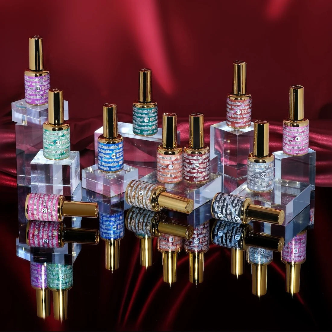 DC 9D Cat Eye Collection Set + 3 FREE Color charts & 6 FREE Magnets (36 Colors)