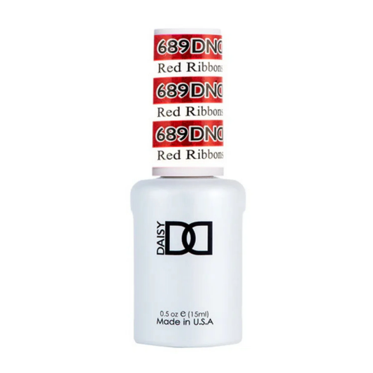 DND Gel Polish #689 - Red Ribbons
