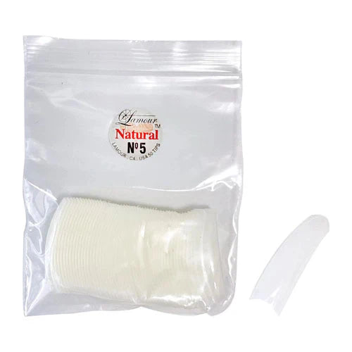 Lamour Natural Tips (Size 0 - 10)