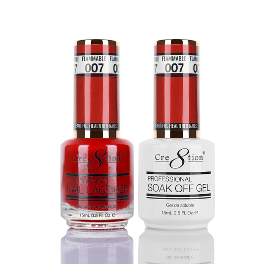 Cre8tion Soak-Off Gel Duo #007 - Flammable