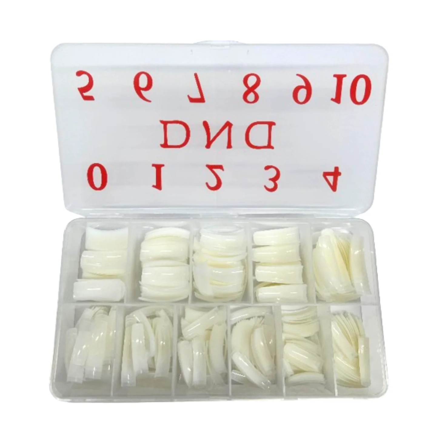 DND Natural Acrylic Nail Tips (550 pcs)