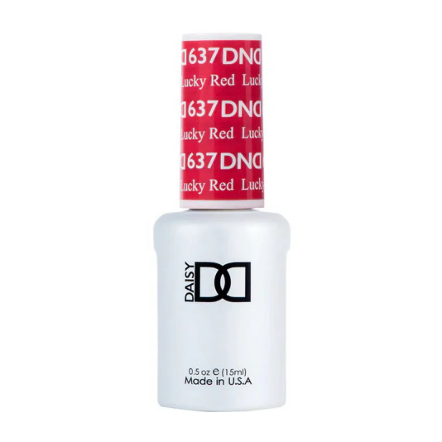 DND Gel Polish #637 - Lucky Red