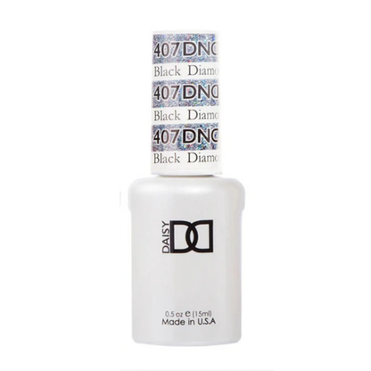 DND Gel Polish #407 - Black Diamond Star