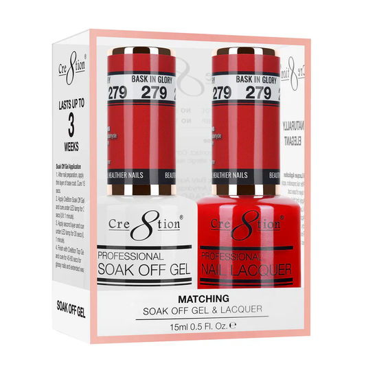 Cre8tion Soak-Off Gel Duo #279 - Bask In Glory