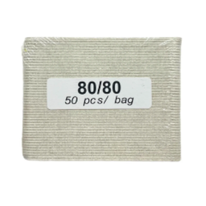 White Manicure 80/80 File (50 pcs)