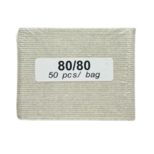 White Manicure 80/80 File (50 pcs)