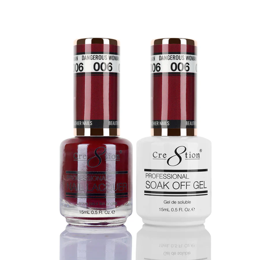 Cre8tion Soak-Off Gel Duo #006 - Dangerous Woman