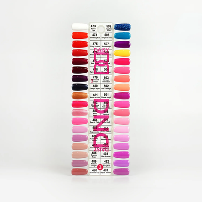 DND Gel/Lacquer Duo Bundle (559 colors ) + FREE 5 set color charts