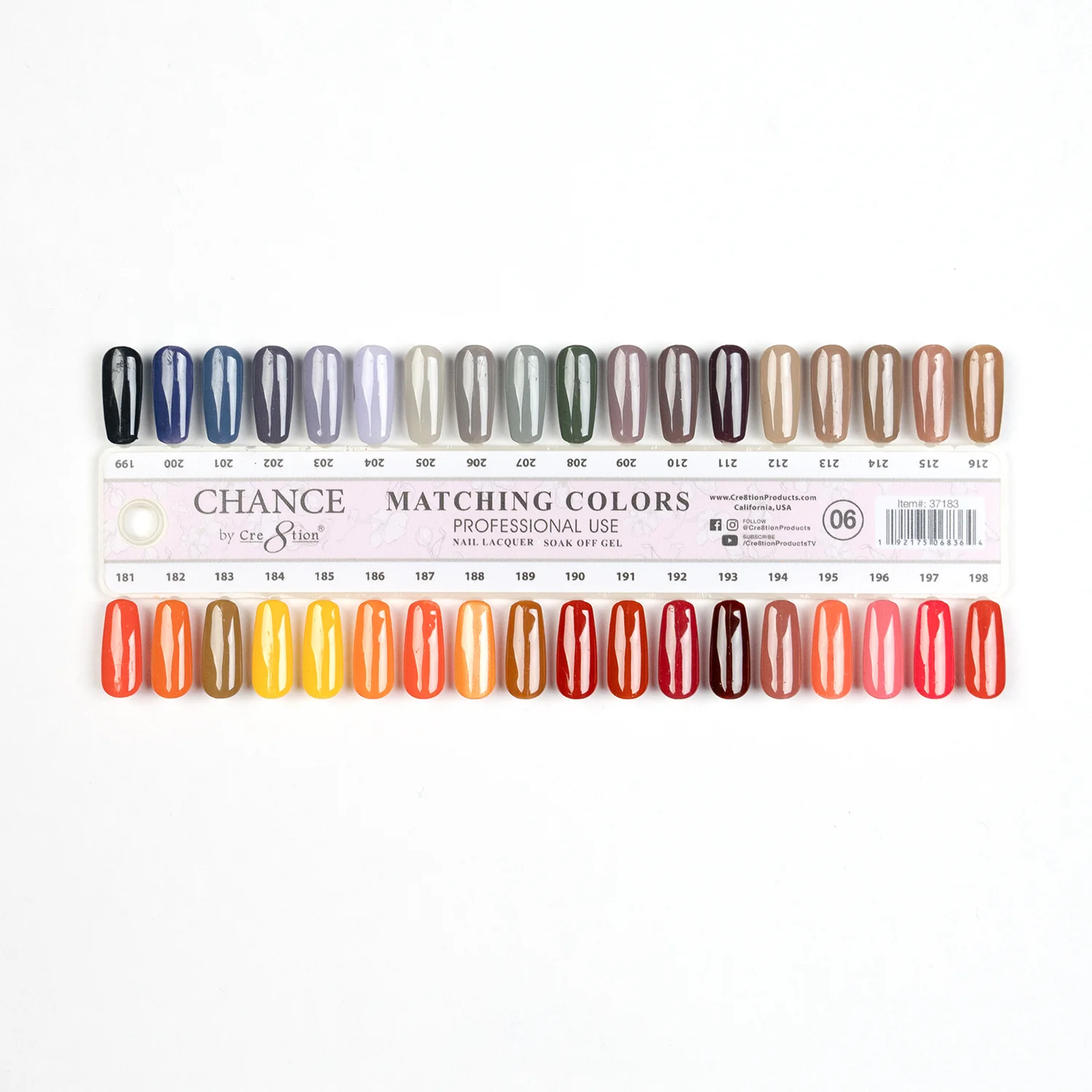 Chance Gel/Lacquer Duo Bundle ( 396 colors ) + FREE 2 set of color charts
