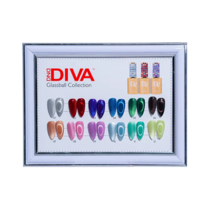 DND DIVA 9D Cat Eye Collection Set (Includes 36 pcs + 6 Magnets & 3 Color Charts)