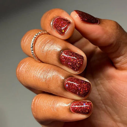 DND Gel Polish #675 - Red Eyeshadow