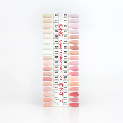 DND Gel/Lacquer Duo Bundle (559 colors ) + FREE 5 set color charts