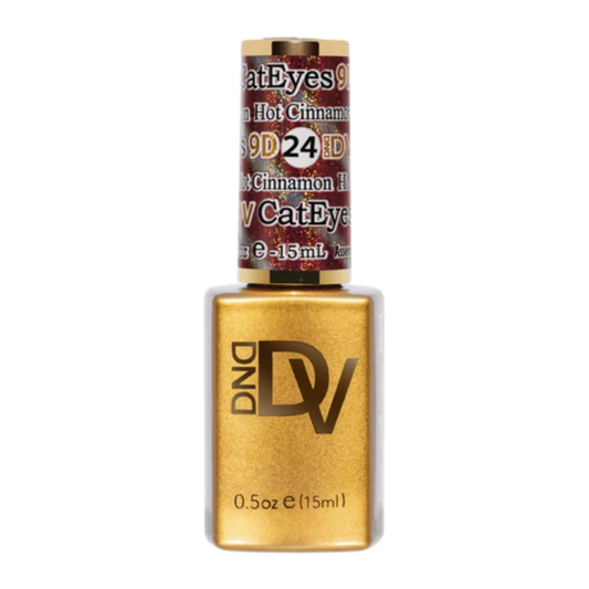 DND DIVA 9D Cat Eye Candy #24 | Hot Cinnamon
