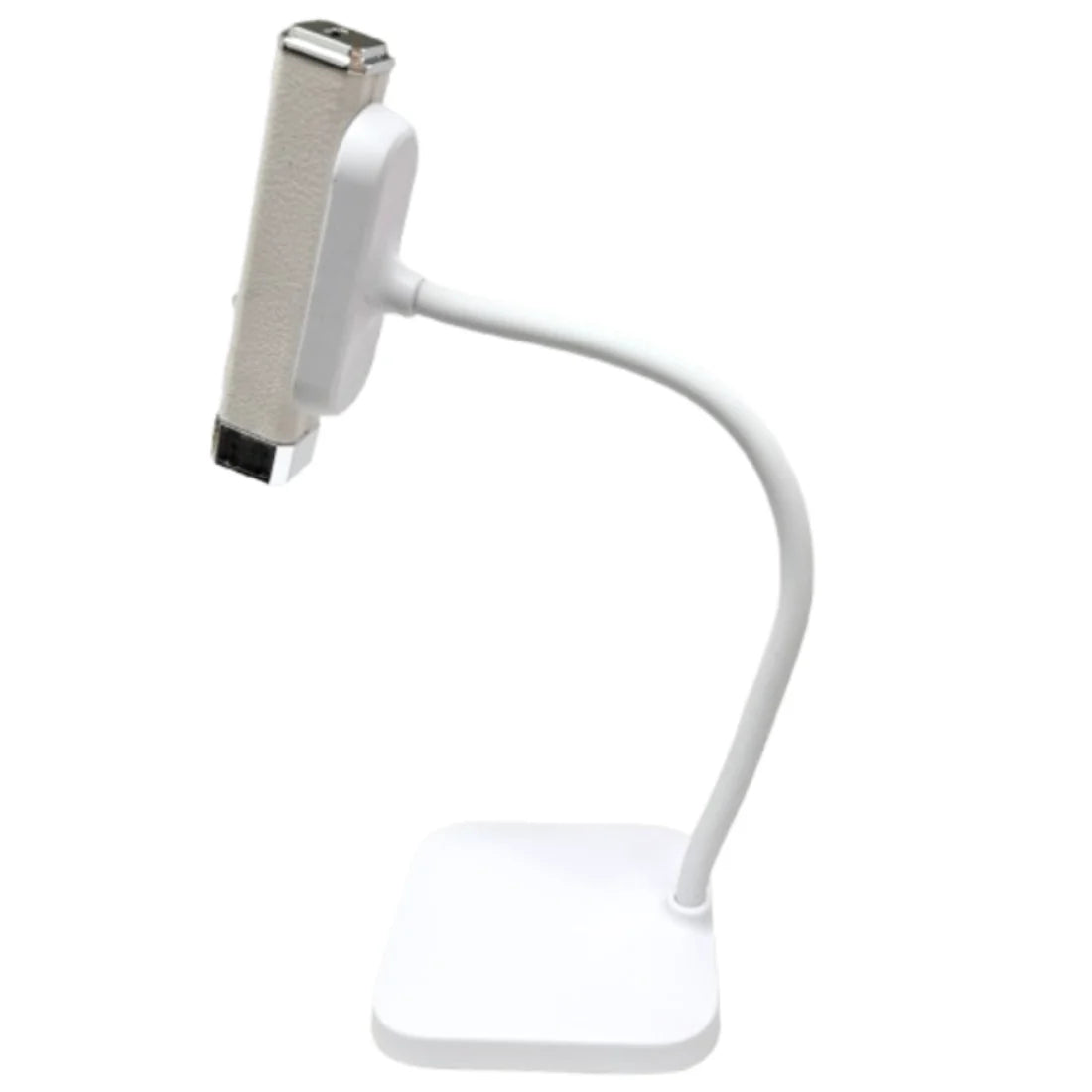 White Handheld Mini UV/LED Lamp with Magnetic Base + Base Stand