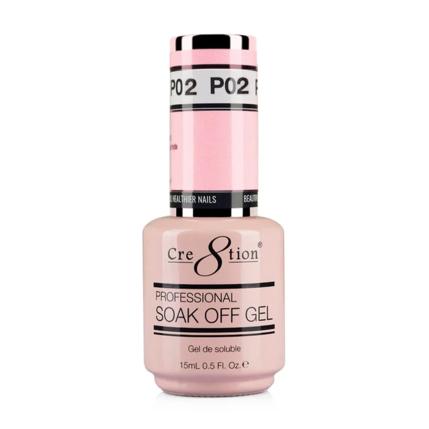 Cre8tion Soak Off Gel 0.5 oz P02 - Sweet Pink
