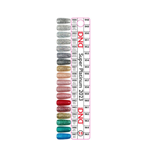 DND Gel 0.5oz Super Platinum Collection set (18 Colors)